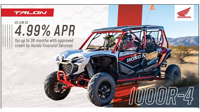 Honda - Current Offers - Fixed APR Starting At 4.99% On ATV And SxS