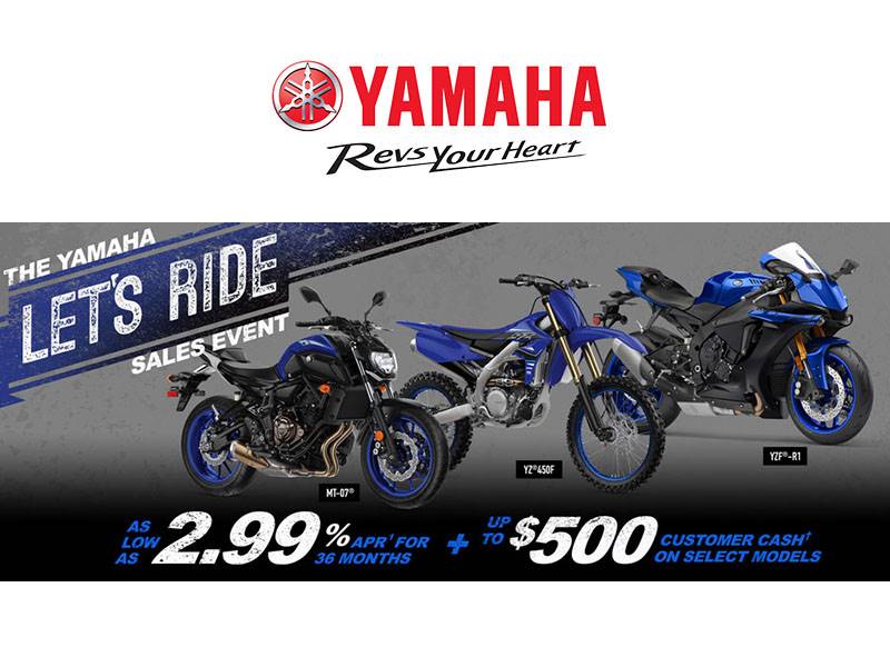  Yamaha - Let's Ride Sales Event - Motorcycles & Scooters