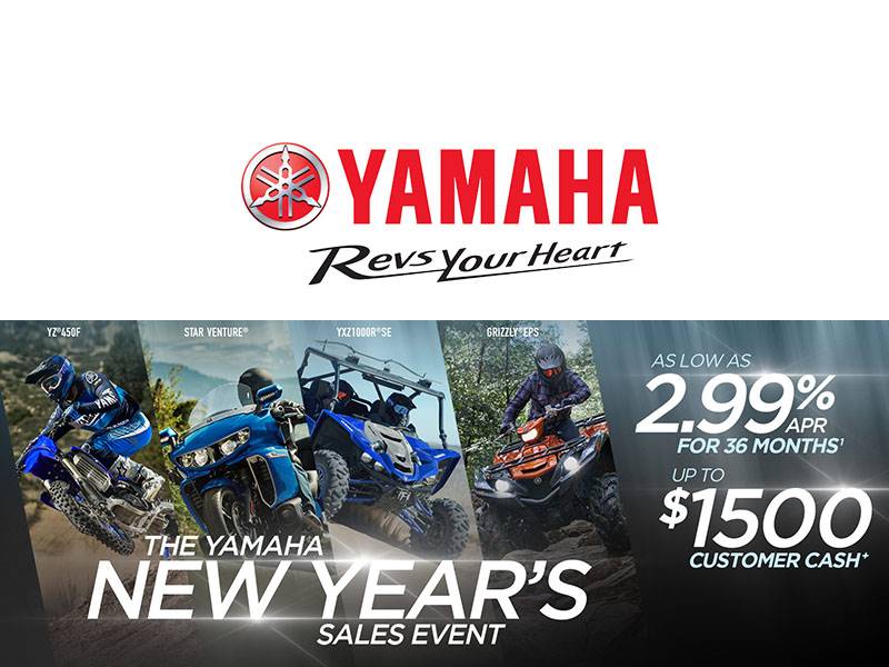 Yamaha Motor Corp., USA Yamaha - New Year's Sales Event - SxS