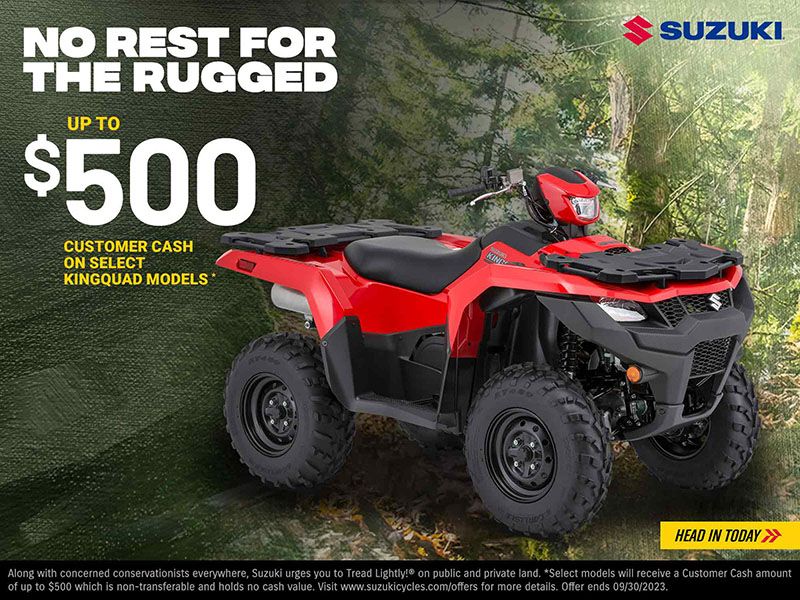 Suzuki Motor of America Inc. Suzuki - No Rest For The Rugged