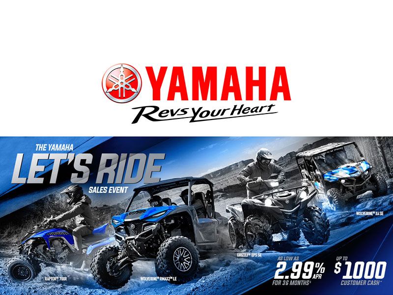 Yamaha Motor Corp., USA Yamaha - Let's Ride Sales Event - ATV