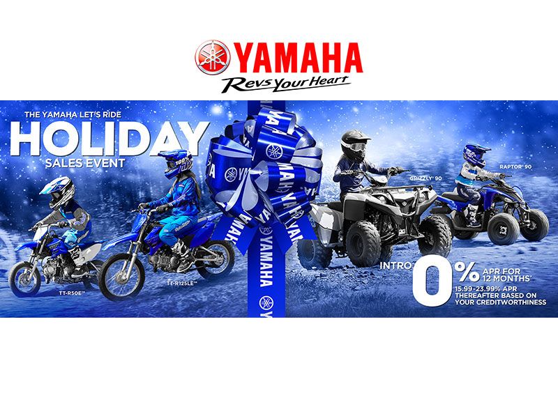 Yamaha Motor Corp., USA Yamaha - Let's Ride Holiday Sales Event - ATV