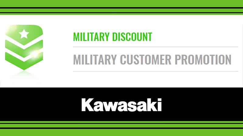  Kawasaki - Military Discount