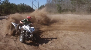 Top of the line racing quad