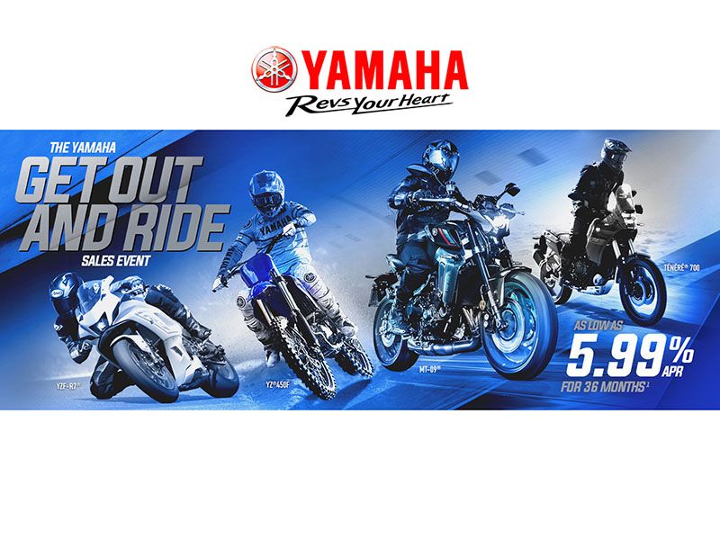 Yamaha Motor Corp., USA Yamaha - Get Out and Ride Sales Event - Motorcycles & Scooters