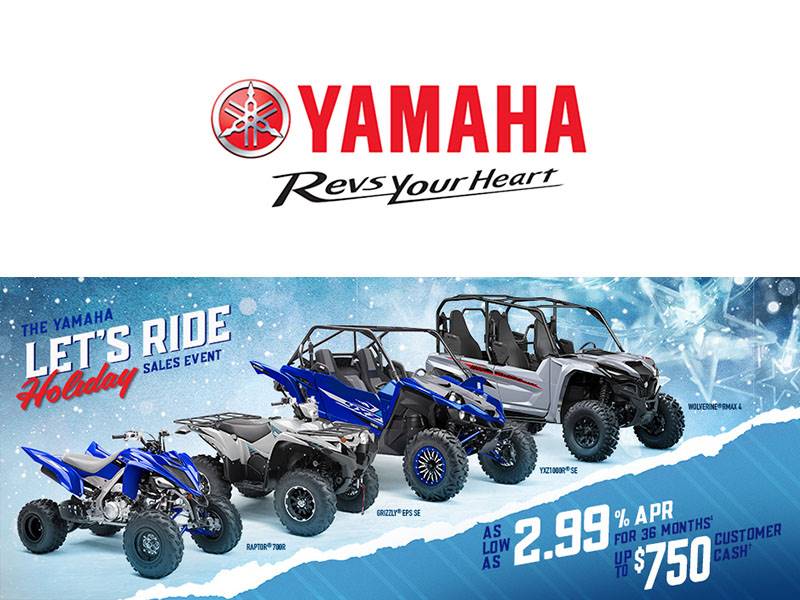  Yamaha - Let's Ride Holiday Sales Event - SxS