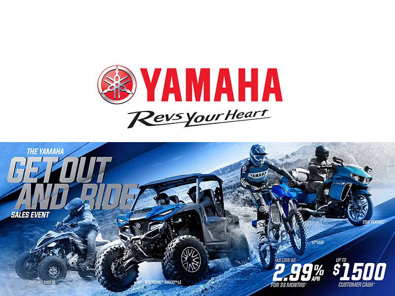  Yamaha - Get Out and Ride Sales Event - SxS