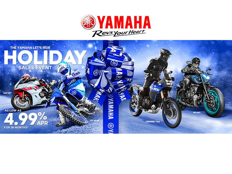 Yamaha Motor Corp., USA Yamaha - Let's Ride Holiday Event - Motorcycles & Scooters
