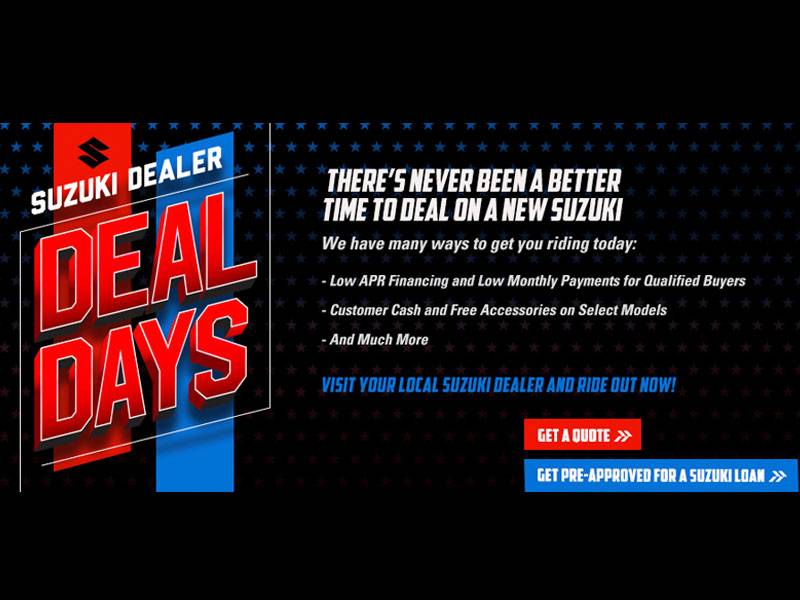  Suzuki - Deal Days