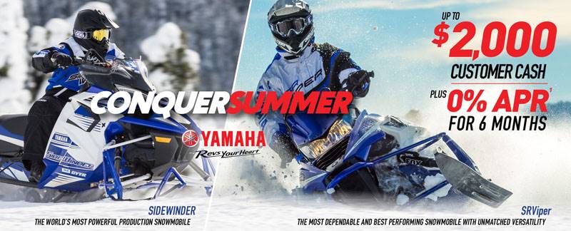  Yamaha Snowmobile - As Low As 0% APR for 6 months