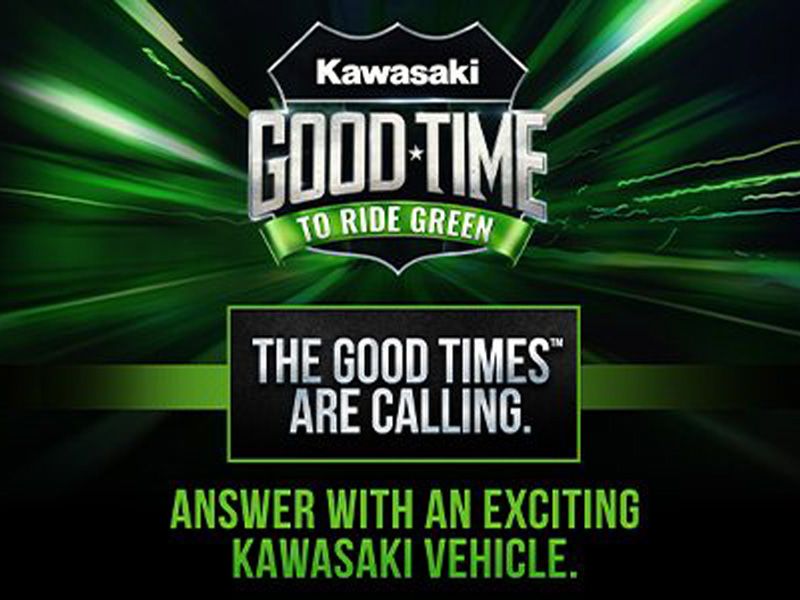  Kawasaki - Good Time To Ride Green