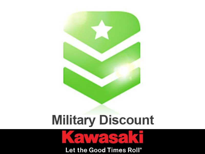 Kawasaki - Military Discount