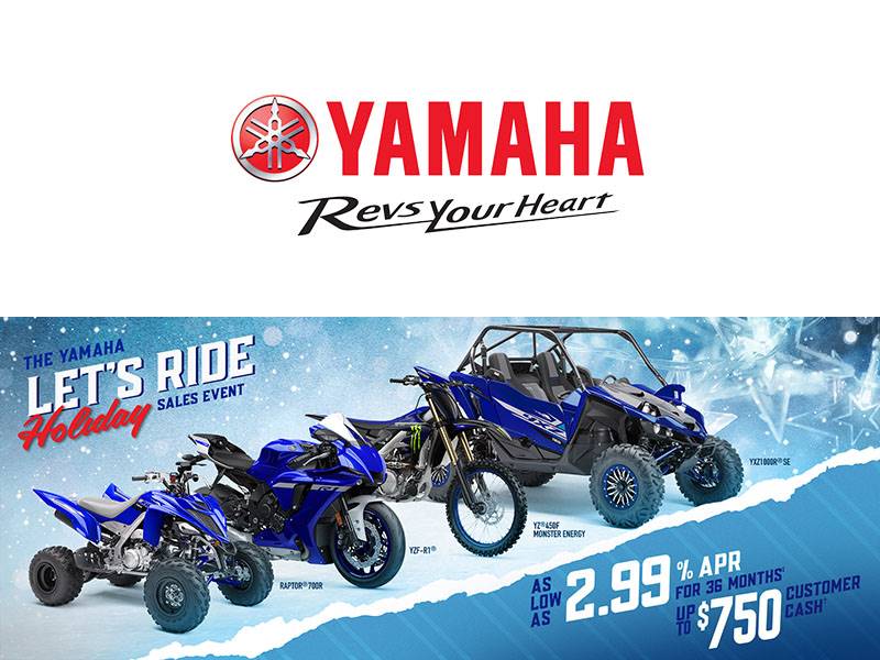  Yamaha - Let's Ride Holiday Sales Event - ATV